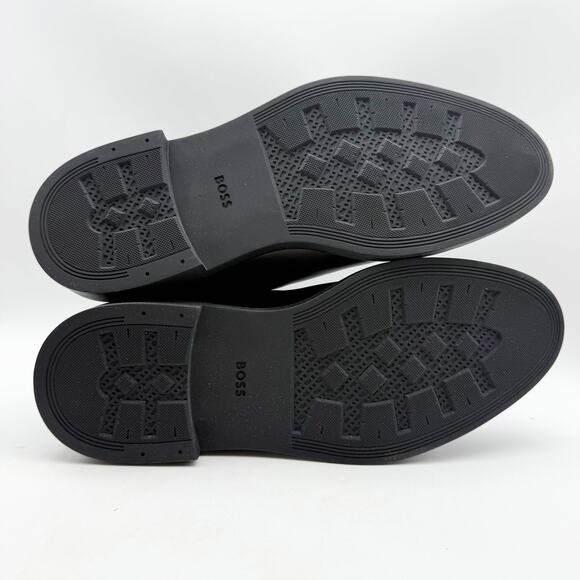 Boss Mens Calev Chelsea Ankle Boots EU 40 US 7 Dark Brown Leather NWOB - Picture 11 of 12